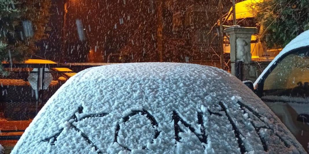 Konya’da yoğun kar yağacak 12 konum ve tarih açıklandı 8